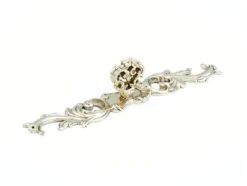 Schaub And Company French Court 7-3/8" Old World Victorian French Solid Brass Cabinet Knob With Escutcheon Monticello Brass -Cabinet Hardware Store schaub and company 817 wb 228