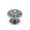 Schaub And Company Corinthian 1-3/8" Traditional Decorative Round Solid Brass Cabinet Knob Corinthian Silver -Cabinet Hardware Store schaub and company 870 crs 87