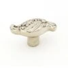 Schaub And Company Cantata 2" Solid Brass Designer Classical Venetian Leaf Cabinet Knob - Acanthus White Brass -Cabinet Hardware Store schaub and company 996 wb 301