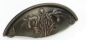 Schaub And Company Corinthian 3" Center To Center Traditional Ornate Solid Brass Cabinet Cup Pull / Drawer Cup Pull Redington Brass 7 Schaub And Company Corinthian 3" Center To Center Traditional Ornate Solid Brass Cabinet Cup Pull / Drawer Cup Pull Redington Brass - Image 5