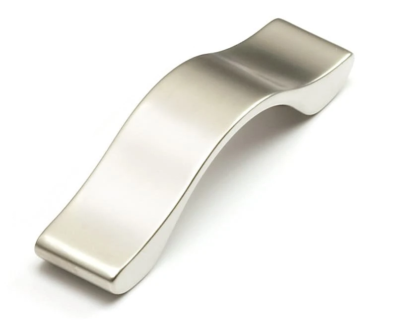 Schaub And Company Wave 2-1/2" Center To Center Contemporary Elegant Cabinet Handle Pull Matte Chrome 7 Schaub And Company Wave 2-1/2" Center To Center Contemporary Elegant Cabinet Handle Pull Matte Chrome - Image 5