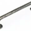 Schaub And Company Mountain 6" Center To Center Rustic Handle Solid Bronze Cabinet Pull - Made In Italy Dark Pewter -Cabinet Hardware Store schaubandcompany 778 dp