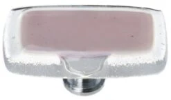 Sietto Reflective 2 Inch Rectangular Cabinet Knob Polished Chrome