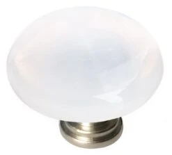 Sietto Cirrus 1-1/4 Inch Mushroom Cabinet Knob Satin Nickel