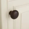 Signature Hardware Solid Bronze Contemporary 1-1/4 Inch Diameter Mushroom Cabinet Knob Bronze Patina 2 Signature Hardware Solid Bronze Contemporary 1-1/4 Inch Diameter Mushroom Cabinet Knob Bronze Patina -Cabinet Hardware Store signature hardware 223613 4649317