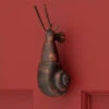 Signature Hardware 6" X 2-1/8" Solid Brass Snail Door Knocker Oil Rubbed Bronze