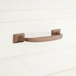 Signature Hardware Toulouse 3-3/4 Inch Center To Center Handle Cabinet Pull Oil Rubbed Bronze
