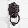 Signature Hardware 9-3/4" X 5-1/8" Large Iron Lion Door Knocker Bronze Patina 1 Signature Hardware 9-3/4" X 5-1/8" Large Iron Lion Door Knocker Bronze Patina -Cabinet Hardware Store signature hardware 441850 1364100