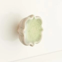 Signature Hardware Barreau 1-3/4 Inch Diameter Mushroom Cabinet Knob Tea Green