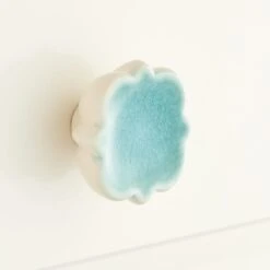 Signature Hardware Barreau 1-3/4 Inch Diameter Mushroom Cabinet Knob Tea Green -Cabinet Hardware Store signature hardware 443833 5013849