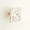 Signature Hardware Brick Square Cabinet Knob Satin Nickel -Cabinet Hardware Store signature hardware 445446 57948