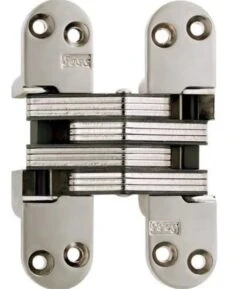 Soss 4-5/8" High Invisible Hinge For Heavy Duty Bright Nickel