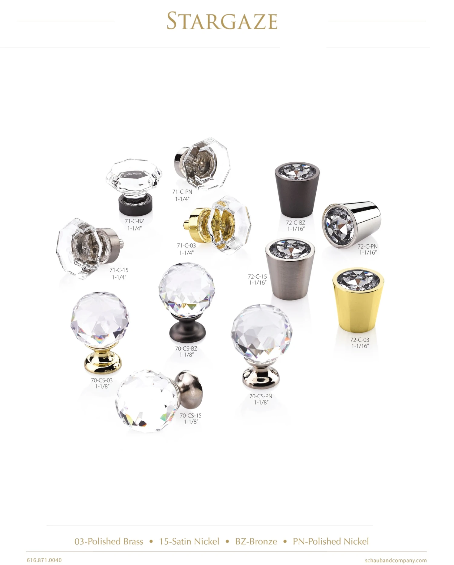 Schaub And Company Fire 1-1/8" Crystal Traditional Antique Mini Small Cabinet Knob With Solid Brass Base Bronze With Clear Crystal 5 Schaub And Company Fire 1-1/8" Crystal Traditional Antique Mini Small Cabinet Knob With Solid Brass Base Bronze With Clear Crystal - Image 3