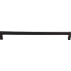 Top Knobs Pennington 11-3/8 Inch Center To Center Handle Cabinet Pull From The Bar Pulls Collection Flat Black