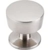 Top Knobs Essex 1-3/16 Inch Mushroom Cabinet Knob From The Nouveau III Collection Brushed Satin Nickel