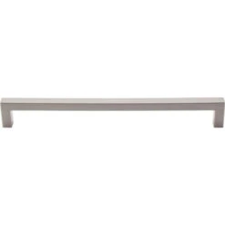 Top Knobs Square 8-13/16 Inch Center To Center Handle Cabinet Pull From The Asbury Series - 25 Pack Brushed Satin Nickel