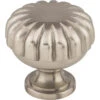 Top Knobs Melon 1-1/4 Inch Mushroom Cabinet Knob From The Asbury Collection Brushed Satin Nickel