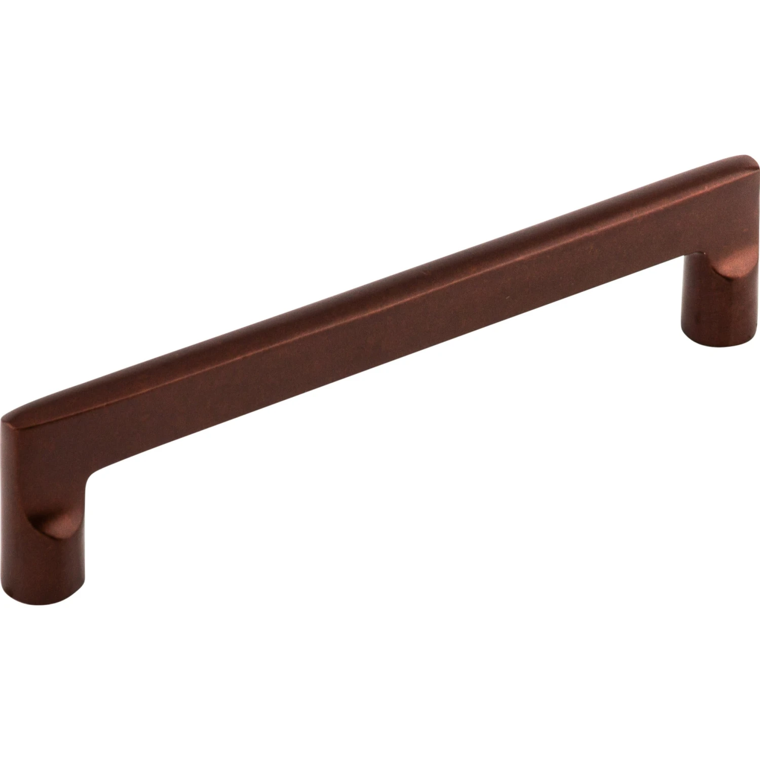 Top Knobs Flat 6 Inch Center To Center Handle Cabinet Pull From The Aspen Collection Mahogany Bronze 4 Top Knobs Flat 6 Inch Center To Center Handle Cabinet Pull From The Aspen Collection Mahogany Bronze - Image 2