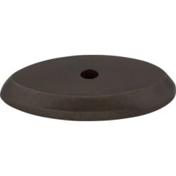 Top Knobs Oval 1-1/2 Inch Knob Backplate From The Aspen Series Medium Bronze