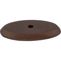 Top Knobs Oval 1-3/4 Inch Knob Backplate From The Aspen Series Mahogany Bronze