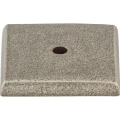 Top Knobs Square 1-1/4 Inch Knob Backplate From The Aspen Series Silicon Bronze Light