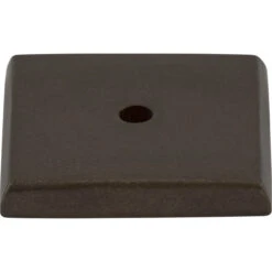 Top Knobs Square 1-1/4 Inch Knob Backplate From The Aspen Series Medium Bronze