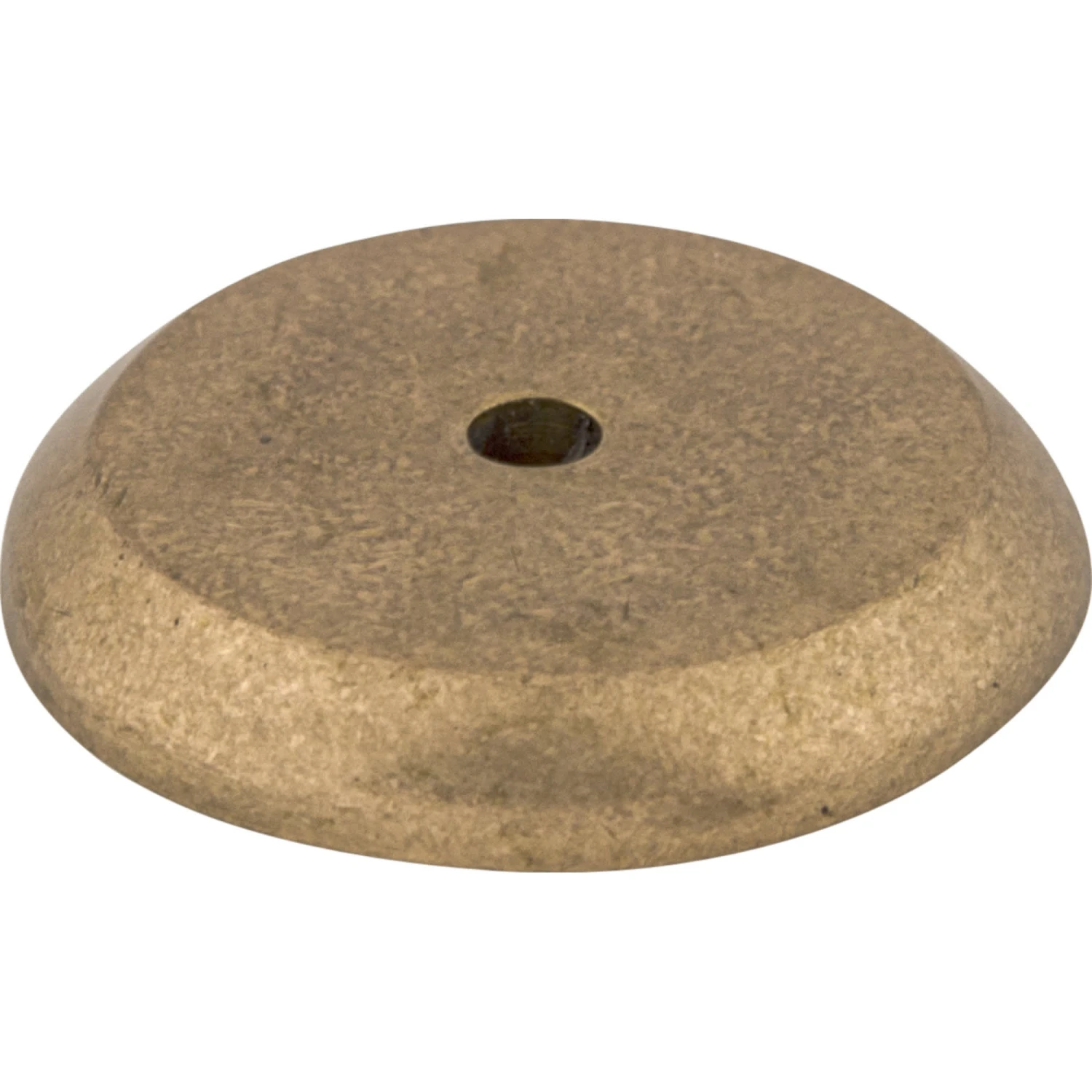 Top Knobs Rounded 1-1/4 Inch Diameter Knob Backplate From The Aspen Series Light Bronze 3 Top Knobs Rounded 1-1/4 Inch Diameter Knob Backplate From The Aspen Series Light Bronze
