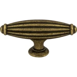 Top Knobs T-Handle 2-5/8 Inch Bar Cabinet Knob From The Tuscany Collection German Bronze