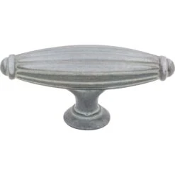 Top Knobs T-Handle 2-5/8 Inch Bar Cabinet Knob From The Tuscany Collection Pewter