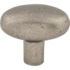 Top Knobs Small 1-9/16 Inch Oval Cabinet Knob From The Aspen Collection Silicon Bronze Light -Cabinet Hardware Store top knobs m1535 4286005