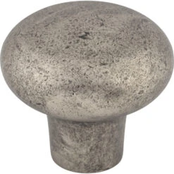 Top Knobs Rounded 1-3/8 Inch Mushroom Cabinet Knob From The Aspen Collection Silicon Bronze Light
