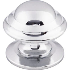 Top Knobs Empress 1-3/8 Inch Mushroom Cabinet Knob From The Britannia Collection Polished Chrome