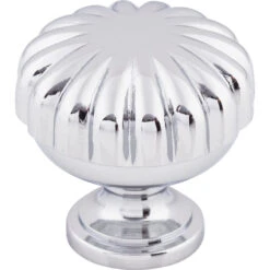 Top Knobs Melon 1-1/4 Inch Mushroom Cabinet Knob From The Somerset II Collection Polished Chrome