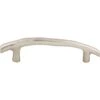 Top Knobs Twig 5 Inch Center To Center Branch Designer Cabinet Pull From The Aspen II Series Brushed Satin Nickel