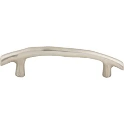 Top Knobs Twig 5 Inch Center To Center Branch Designer Cabinet Pull From The Aspen II Series Brushed Satin Nickel