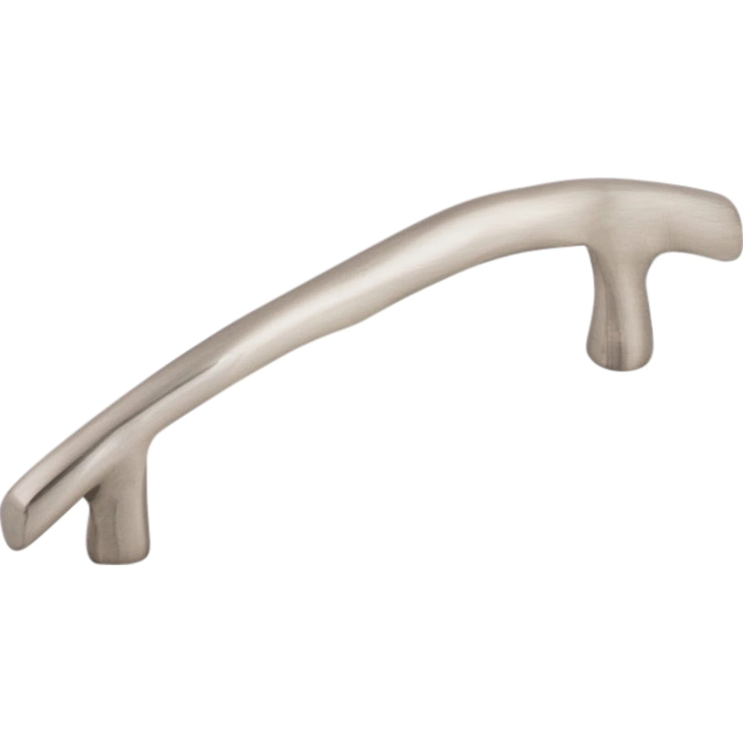 Top Knobs Twig 5 Inch Center To Center Branch Designer Cabinet Pull From The Aspen II Series Brushed Satin Nickel 4 Top Knobs Twig 5 Inch Center To Center Branch Designer Cabinet Pull From The Aspen II Series Brushed Satin Nickel - Image 2