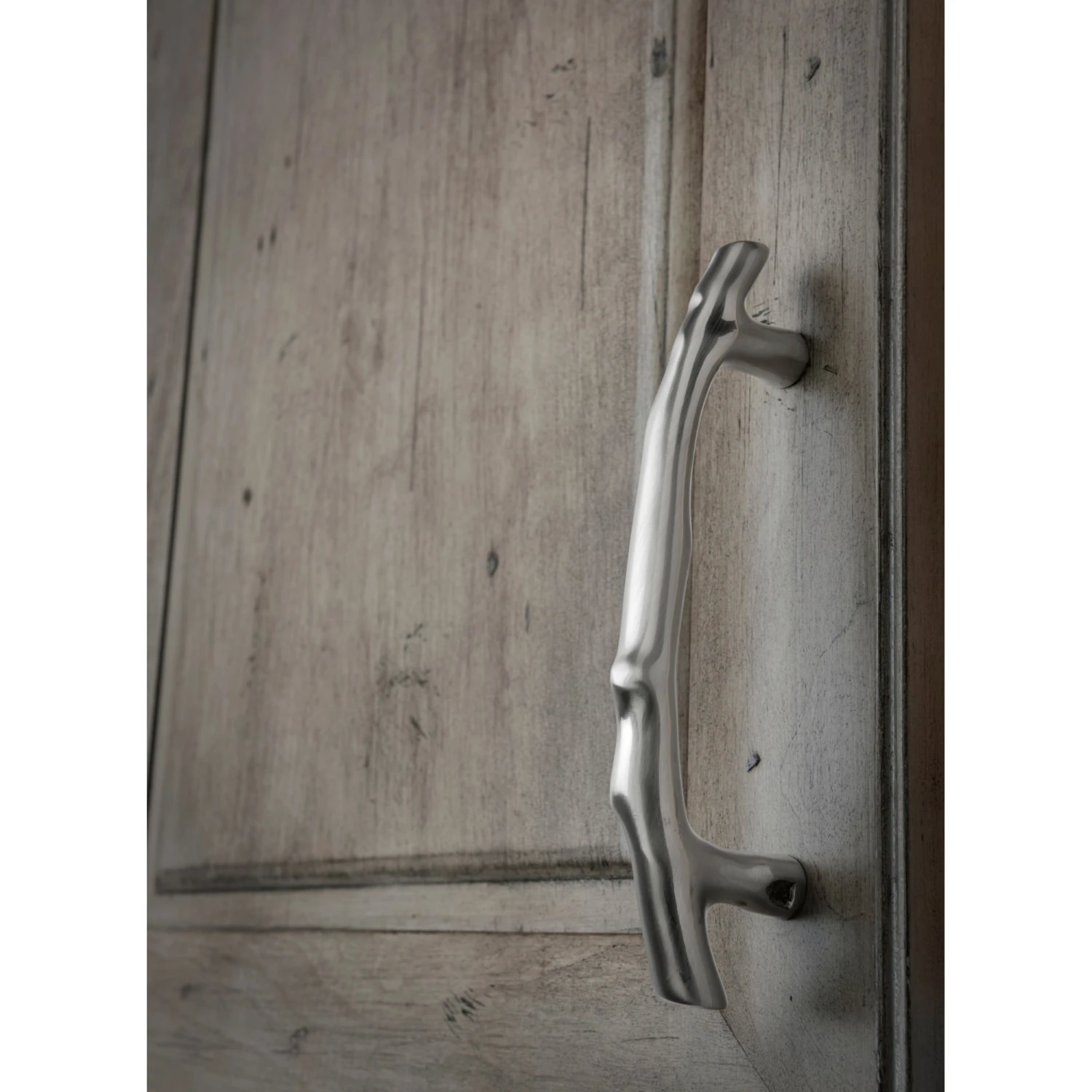 Top Knobs Twig 5 Inch Center To Center Branch Designer Cabinet Pull From The Aspen II Series Brushed Satin Nickel 6 Top Knobs Twig 5 Inch Center To Center Branch Designer Cabinet Pull From The Aspen II Series Brushed Satin Nickel - Image 4