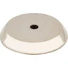 Top Knobs Rounded 1-1/4 Inch Diameter Knob Backplate From The Aspen II Series Polished Nickel 1 Top Knobs Rounded 1-1/4 Inch Diameter Knob Backplate From The Aspen II Series Polished Nickel -Cabinet Hardware Store top knobs m2028 4286005