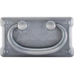 Top Knobs Mission 3 Inch Center To Center Drop Cabinet Pull From The Chateau II Collection Pewter
