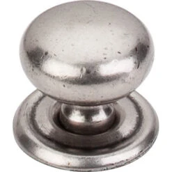 Top Knobs Victoria 1-1/4 Inch Mushroom Cabinet Knob From The Britannia Collection Pewter Antique