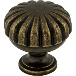 Top Knobs Melon 1-1/4 Inch Mushroom Cabinet Knob From The Somerset II Collection German Bronze