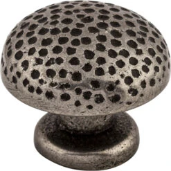 Top Knobs Warwick 1-1/4 Inch Mushroom Cabinet Knob From The Britannia Collection Cast Iron