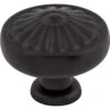 Top Knobs Flower 1-1/4 Inch Mushroom Cabinet Knob From The Normandy Collection Patina Black -Cabinet Hardware Store top knobs m602 4286005