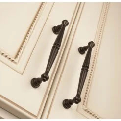 Top Knobs Edwardian 5 Inch Center To Center Handle Cabinet Pull German Bronze -Cabinet Hardware Store top knobs m918 alternate image 3213