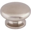 Top Knobs Flat 1-1/2 Inch Mushroom Cabinet Knob From The Stainless Collection Stainless Steel -Cabinet Hardware Store top knobs ss19 4286005