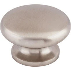 Top Knobs Flat 1-1/2 Inch Mushroom Cabinet Knob From The Stainless Collection Stainless Steel