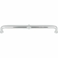 Top Knobs Henderson 8-13/16 Inch Center To Center Handle Cabinet Pull Polished Chrome