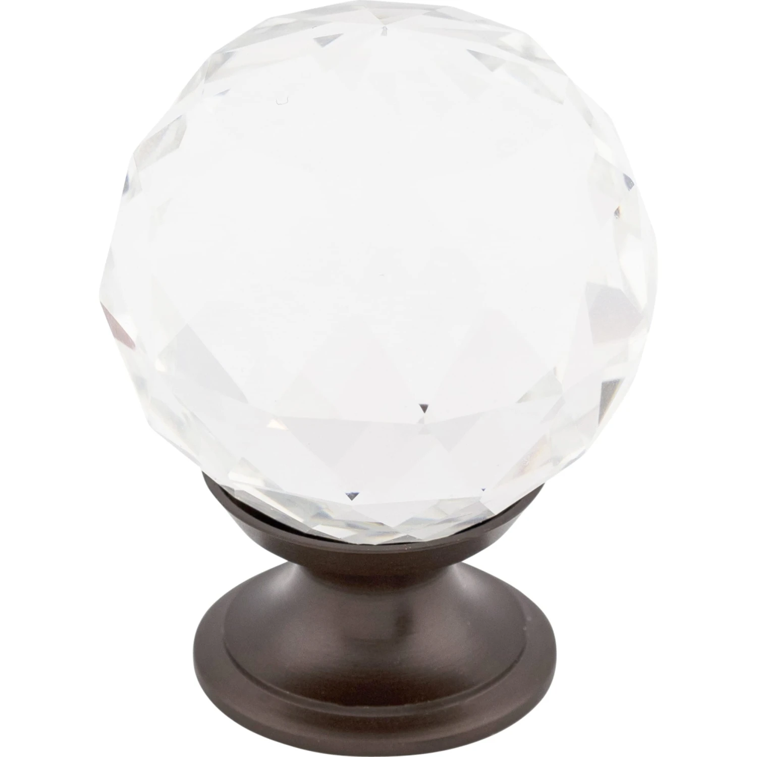 Top Knobs Clear 1-3/8 Inch Round Cabinet Knob From The Crystal Collection Oil Rubbed Bronze 3 Top Knobs Clear 1-3/8 Inch Round Cabinet Knob From The Crystal Collection Oil Rubbed Bronze