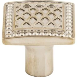 Top Knobs Trevi 1-1/4 Inch Square Cabinet Knob From The Trevi Collection Polished Nickel