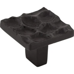 Top Knobs Cobblestone 1-3/8 Inch Square Cabinet Knob Coal Black 13 Top Knobs Cobblestone 1-3/8 Inch Square Cabinet Knob Coal Black -Cabinet Hardware Store top knobs tk301 alternate image 4592